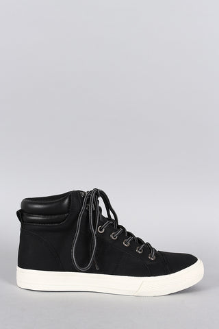 Soda High Top Lace Up Sneaker