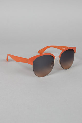 Enamel Clubmaster Sunglasses