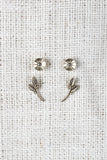 Deco Flower and Branch Earrings