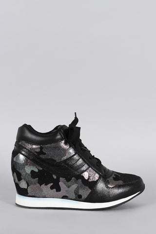 Glamour Camouflage High Top Sneaker