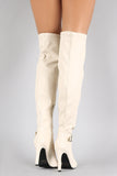 Qupid Pointy Toe Thigh High Stiletto Boot