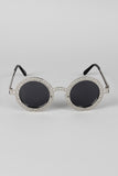 Lattice Round Eye Sunglasses