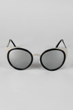 Redux Metallic Frame Cat Eye Sunglasses