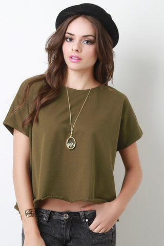 Boxy French Terry Tee