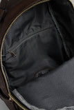 Double Zip Vegan Leather Backpack