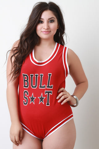 Athletic Bull Screen Print Bodysuit