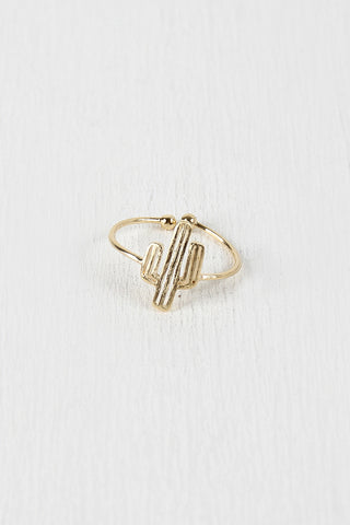 Open Band Cactus Ring