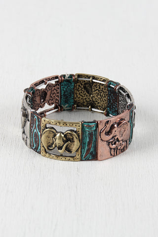 Elephant Tiles Bracelet