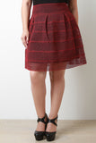 Elastic Woven Bell Skirt