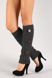 Solid Triple Button Leg Warmers