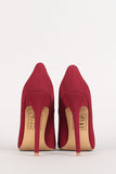 Shoe Republic Nubuck Pointy Toe Stiletto Pump