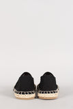 Breckelle Canvas Espadrille Skimmer Loafer Flat