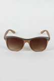 Two-Tone Wood Sunglasses