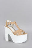 Speed Limit 98 Summer Chunky Platform Heel