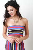 Candy Striped Tube Top