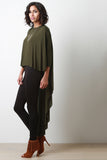 High-Low Poncho Top