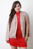 Batwing Open Front Blazer