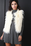 Solid Faux Fur Vest