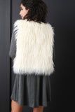 Solid Faux Fur Vest