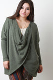 Draping Tulip Dolman Convertible Cardigan Top