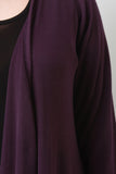 Longline Drape Open Front Cardigan