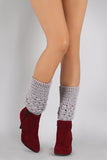 Two Pattern Knit Leg Warmers