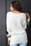 Skull Head Knitted Sweater Top