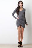 Side Gathered Runched Dress