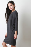 Fleecey Dolman Tunic Dress