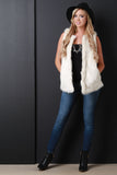 Side Pocket Fur Vest