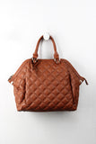 Quilted Hexagon Handbag