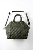 Quilted Hexagon Handbag