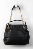 Distressed Sliding Chain Handle Hobo Bag