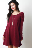 Long Sleeve Soft Knit Shift Dress