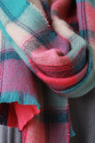 Cut Out Warm And Cool Tone Scarf