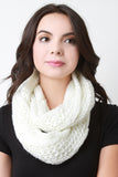 Semi-Loose Chain Knit Scarf