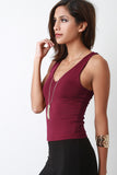 V-Neck Sleeveless Tank Top