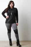 Vegan Leather Long Sleeve Top