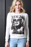 Graphic Print Long Sleeves Sweatshirt