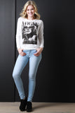 Graphic Print Long Sleeves Sweatshirt