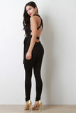 Plunge Neckline Low Open Back Jumpsuit