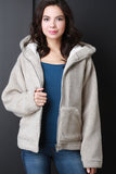 Fleece Hoodie Jacket