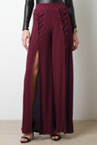 Vent Slit Palazzo Pants