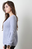 Panel Rib Knit Top