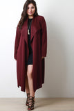 Longline Collar Flap Jacket