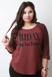 Friday Love Thermal Raglan Top